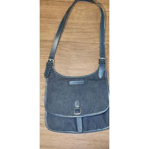 Dooney & Bourke Denim Shoulder Bag - Picture 1 of 6